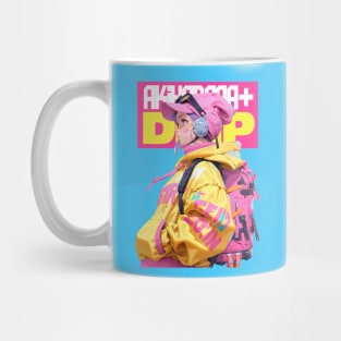 AKIBA DRIP - 🩵🟡🩷「 ✦ BACKPACK GIRL✦ 」🩵🟡🩷 ANIME MANGA NEWERA ART Mug